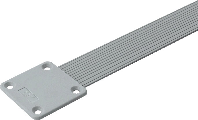 Стяжка-выпрямитель врезной, L=1000-2700мм, серый, AQ