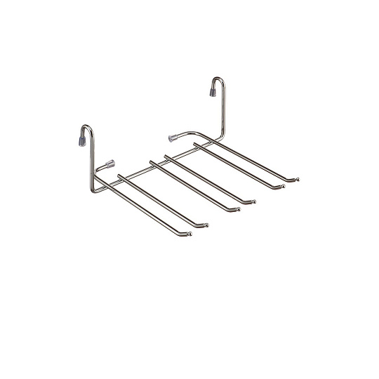 Полка для бокалов малая, 245х210х105мм, хром