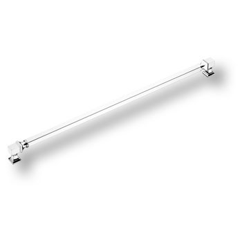 Ручка-скоба, BU 015.480.07SQ, 480мм, металл, глянцевый хром