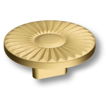 Ручка-кнопка, 4193 016PC35, d=60мм, металл, матовое золото