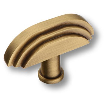 Ручка-кнопка, 07240-013-5, 35х15х50мм, металл, состаренная латунь