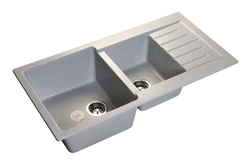 Мойка GranFest PRACTIK 980KL, 977х503 мм, серый