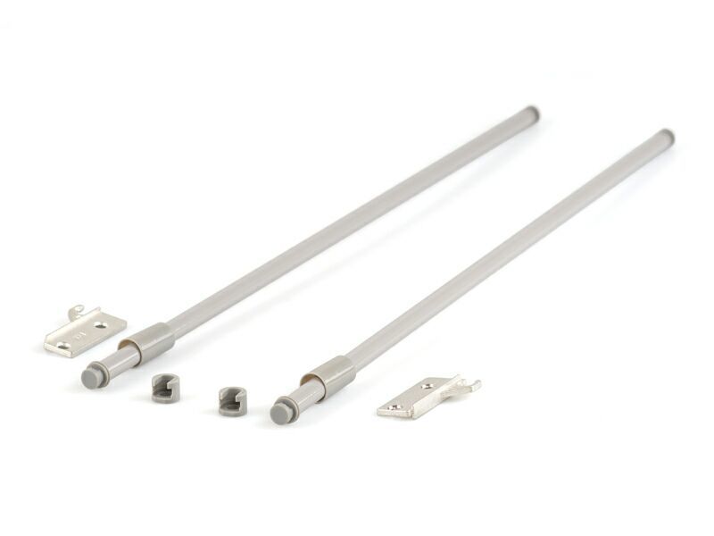 К-т рейлингов SAMET для ящика SAMBOX и SMART SLIDE L=450мм, серый, Samet