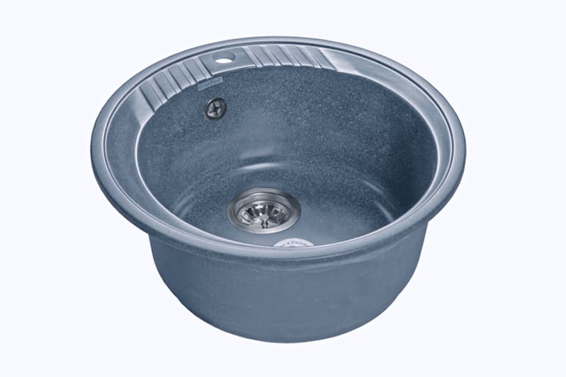 Мойка GranFest RONDO 520, d=520 мм, графит