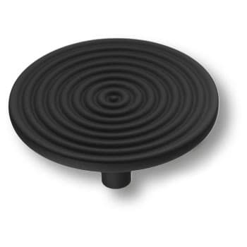 Ручка-кнопка, 4134002MP24, d=50мм, металл, черный