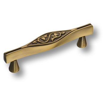 Ручка-скоба, 25104-013-96, 96мм, металл, старая бронза