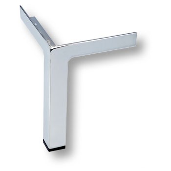 Опора декоративная мебельная, металл, глянцевый хром