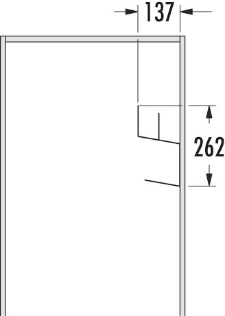 Держатель для щеток и швабр, 137х352х262мм, сталь, белый