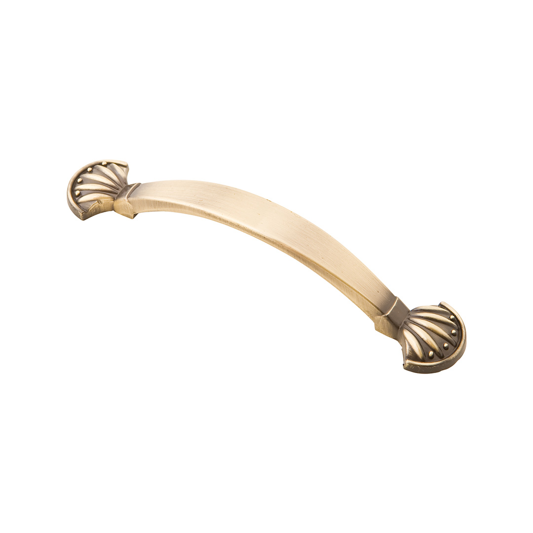 Ручка-скоба, 008, 96мм, металл, бронза