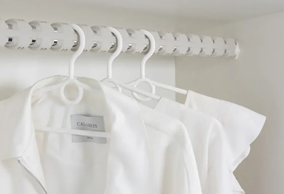 Накладка Foscrinium для овальной штанги гардеробного шкафа, L=1200 мм, светло-серый