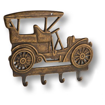 Вешалка "Авто", 130078, латунь, состаренная латунь