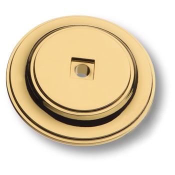 Подложка для мебельных ручек, 3043 0050 GL, d=50мм, металл, глянцевое золото