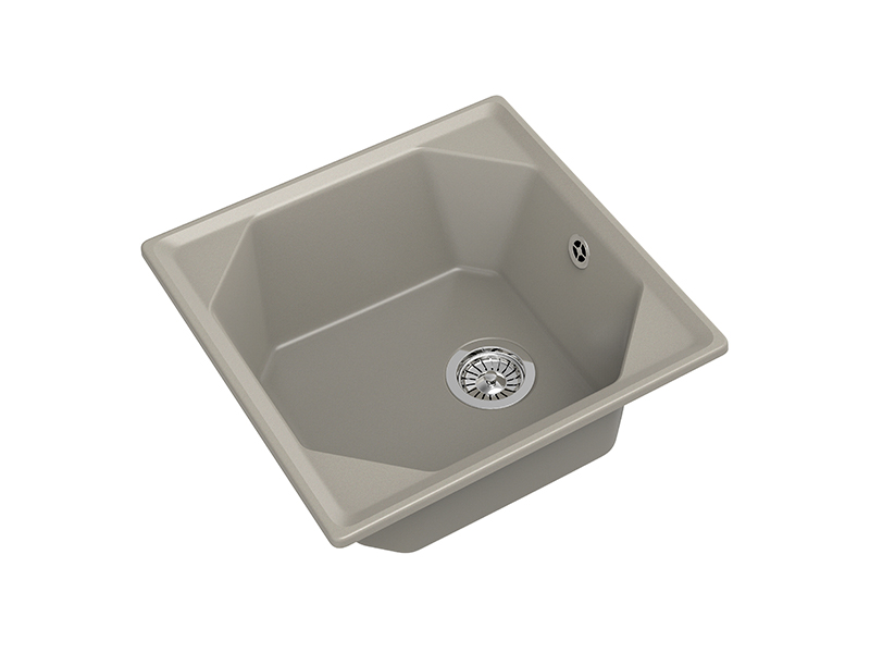 Мойка GranFest UNIQUE U-500, 500х500 мм, топаз