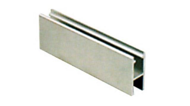 Н-образный профиль, для стекла L=2000мм, алюминий