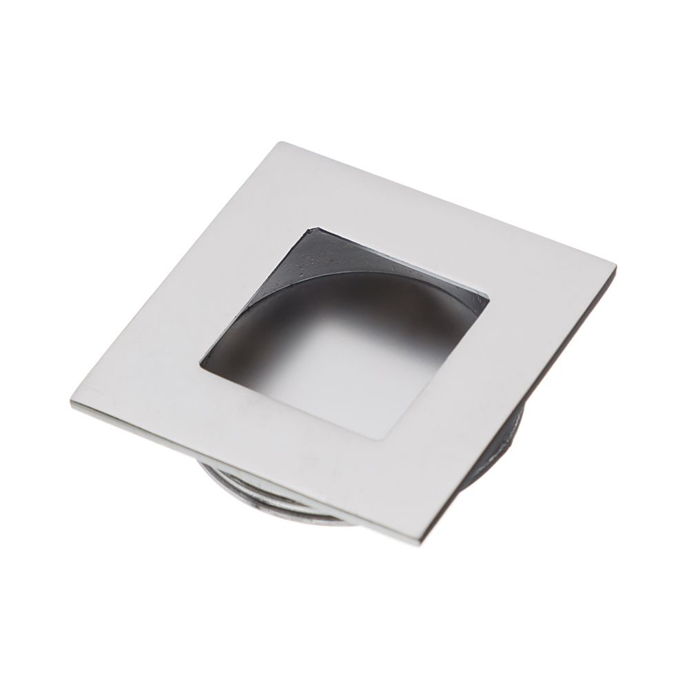 Ручка врезная, UZ-00B226-05, 40х40мм, квадрат, металл, матовый хром, GTV