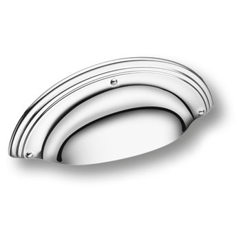 Ручка-раковина, 1177064MP02, 64мм, металл, глянцевый хром