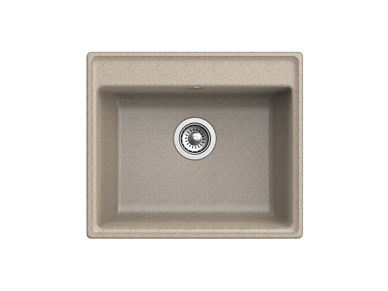 Мойка GranFest VERTEX V-580, 580х500 мм, песочный