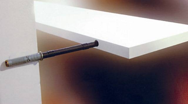 Полкодержатель скрытый d= 8мм, L=100мм, 40кг на пару