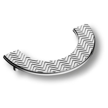 Ручка-скоба, 1198 128MP02, 128мм, металл, глянцевый хром