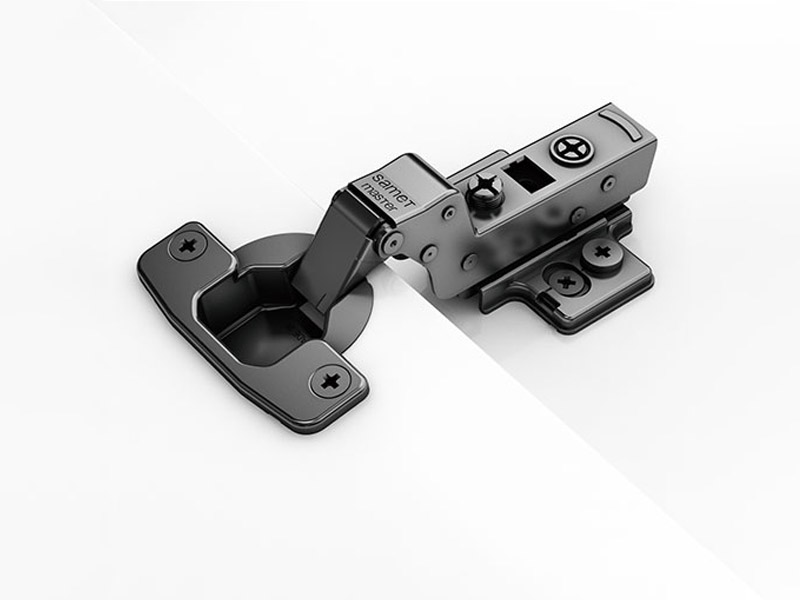 Петля MASTER BLACK, внутренняя, со встроенным доводчиком, 48мм, Samet