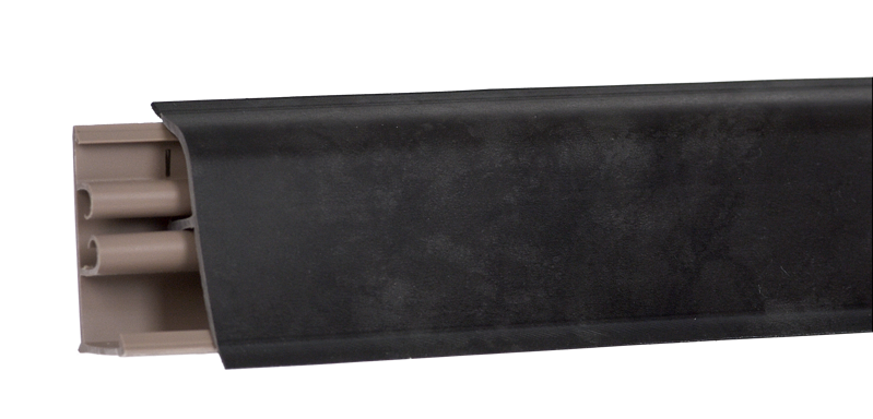 Плинтус LB-38, L=3000мм, гранит черный 