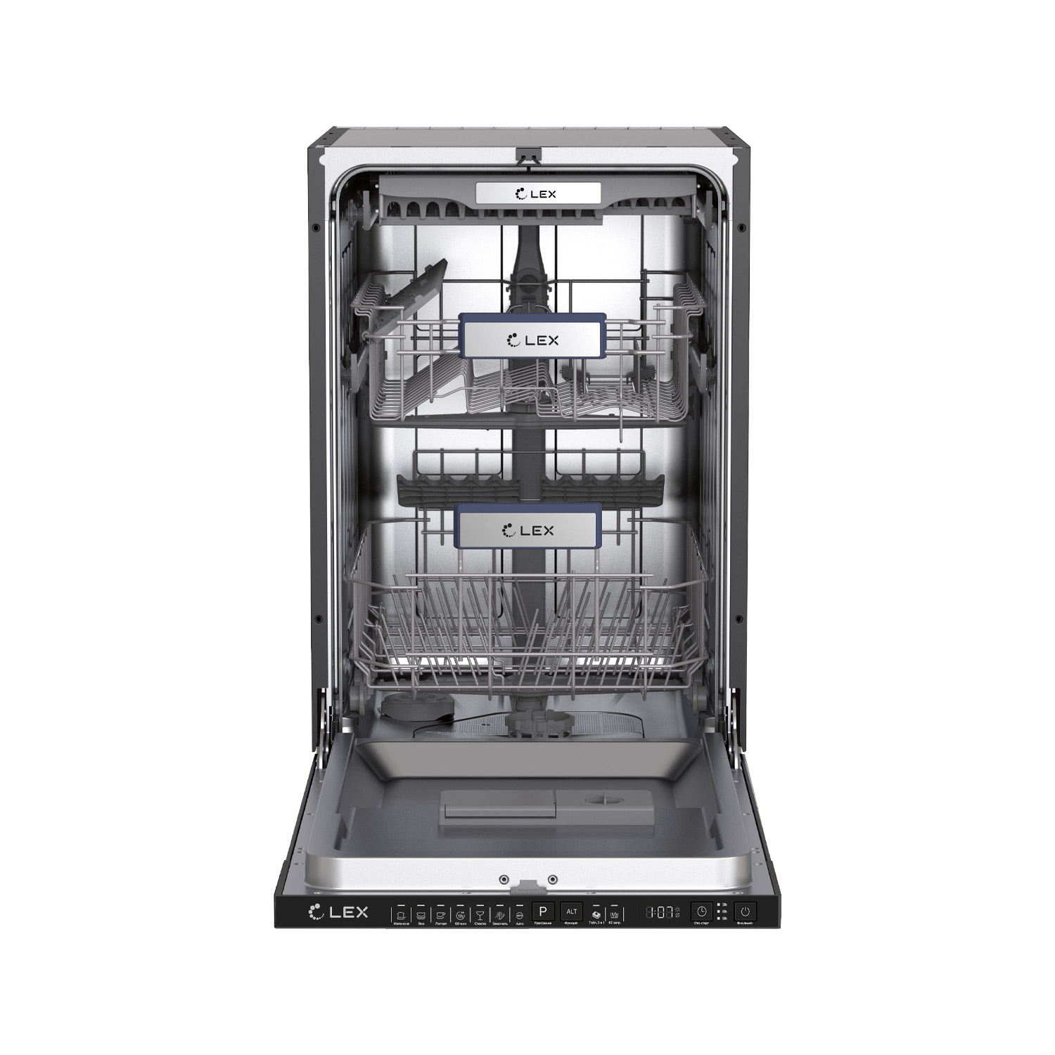 Посудомоечная машина PM 4573N, 45см, Lex