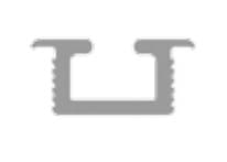 SMT 75T Алюминиевый ходовой нижний профиль, L=3000мм, Samet