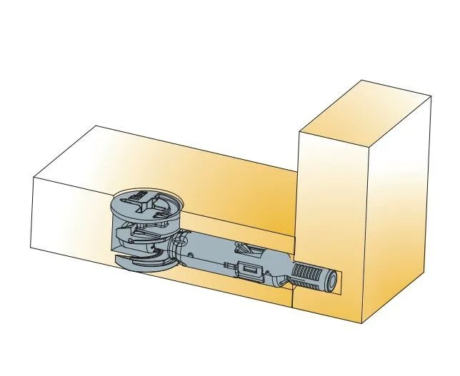 Дюбель ввинчиваемый System 5 Quickfit TL5, 5х34мм, Titus