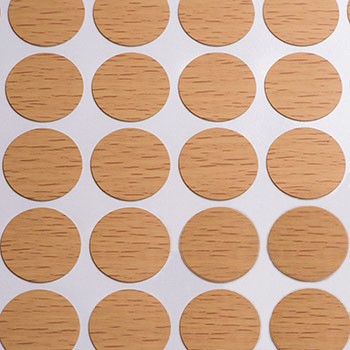 Заглушка самоклейка d=13мм, бук натур, GP PLAST