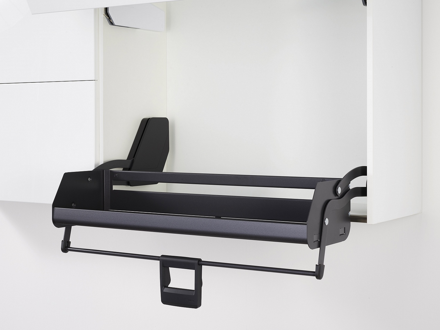 Выдвижная система Ай Мув в базу 600мм, 1 полка, в верхний шкаф, с довод., антрацит, Kessebohmer