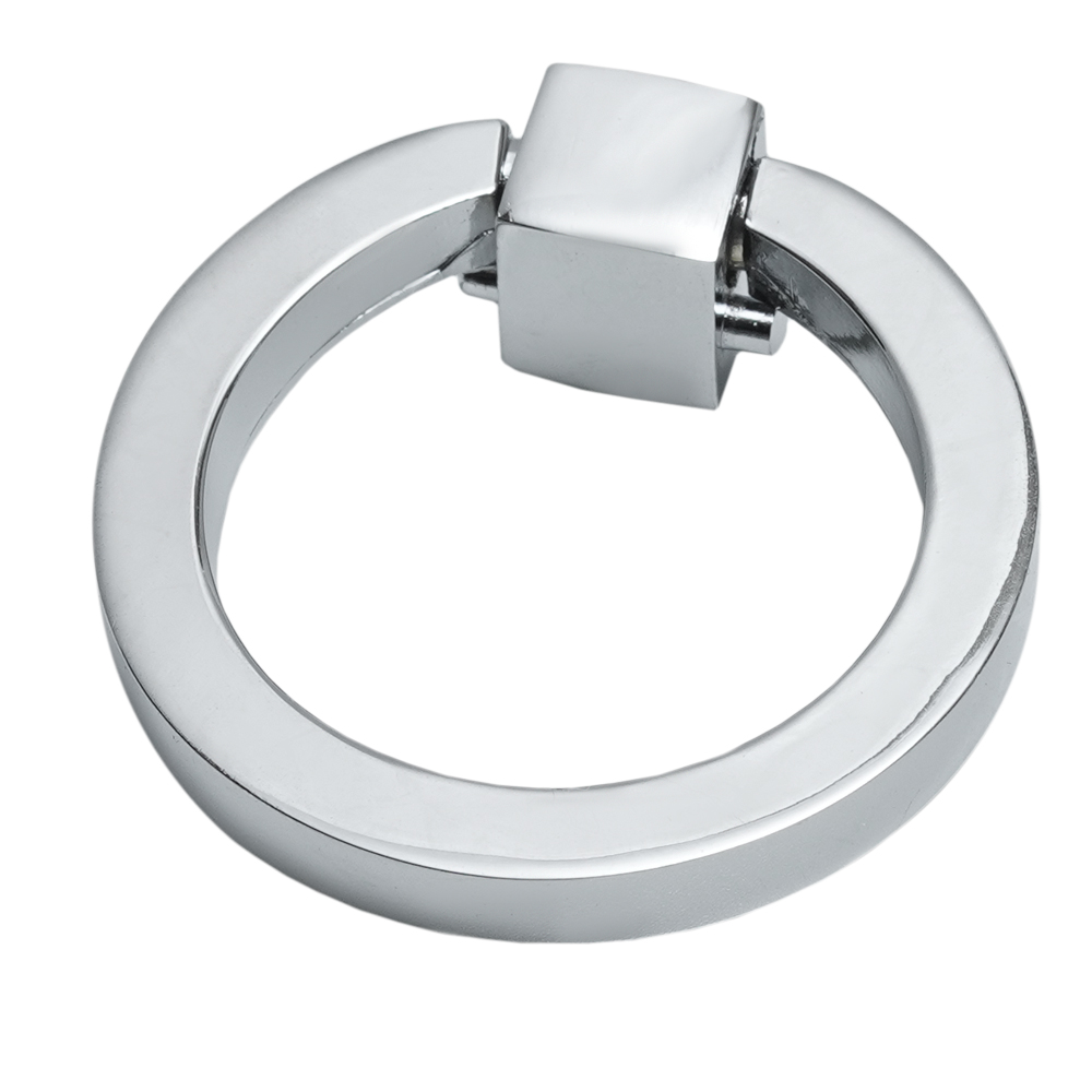 Ручка-кольцо, 121, d=50мм, металл, хром