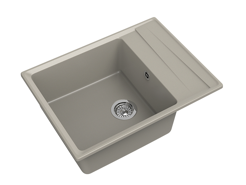 Мойка GranFest LEVEL 660L, 660х500 мм, топаз