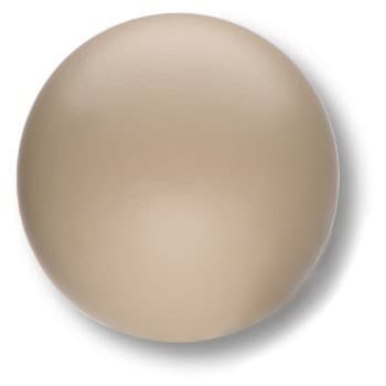 Ручка-кнопка, 445AR2, d=40мм, дерево, песочный матовый, "Шар"