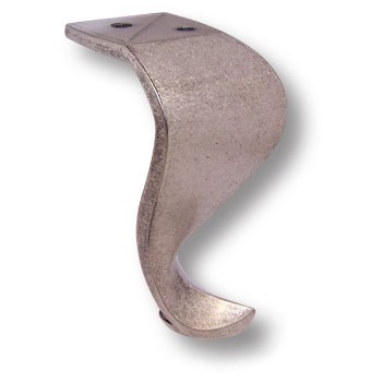 Опора декоративная мебельная, 150х97х86мм, старое серебро