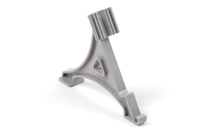 Кронштейн сетчатой полки, пластик, белый