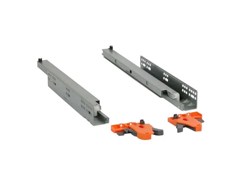 Направляющие скрытого монтажа, 300мм, полного выдвижения, 40кг/пара, с фиксаторами, 3D Control