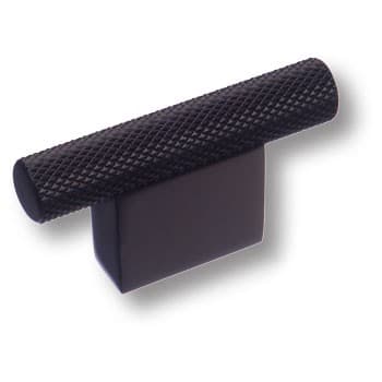 Ручка-кнопка, 8769 0016 AL6-AL6, 32х12х60мм, металл, черный