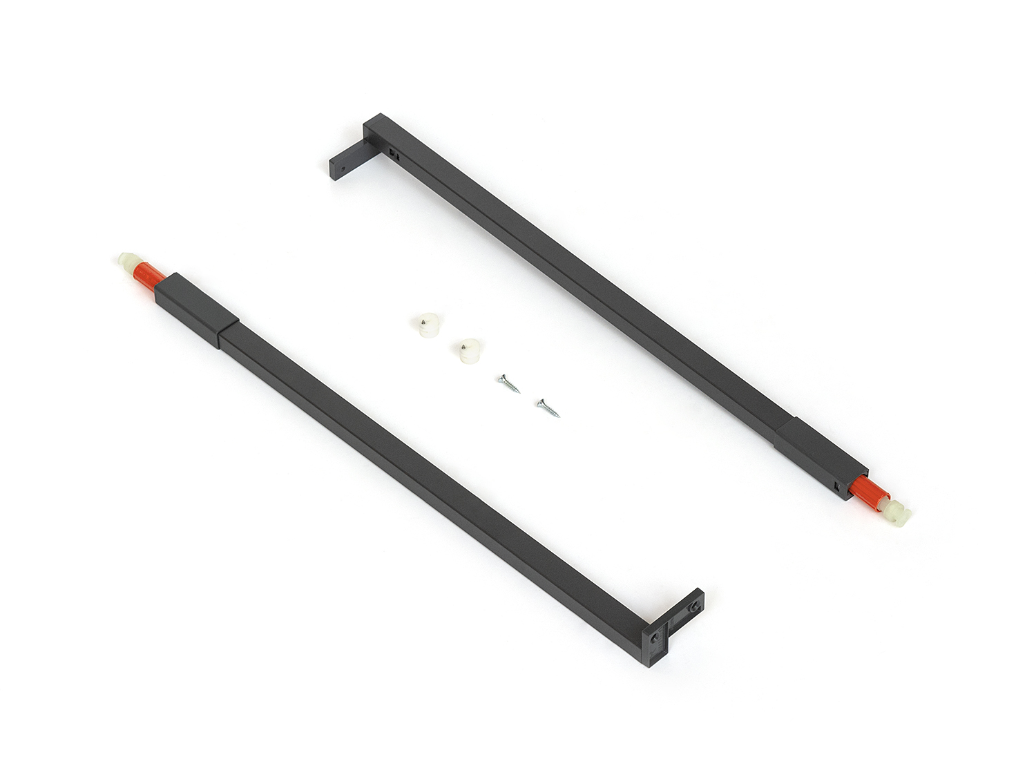 К-т рейлингов FLOWBOX квадратный, L=350мм, антрацит, для деревянной задней стенки, Samet