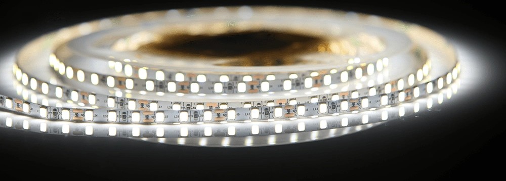 Лента  5х5000мм, SMD 2835, 12В, нейтральный,  9.6 Вт/м, 120 диодов/м, 1 250 Лм/м, IP20, AQ