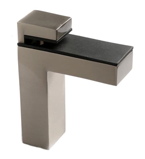 Полкодержатель "Угол" для ДСП и стекла, 5-35мм, брашированный никель, CMF