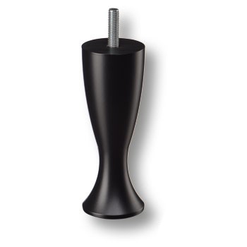 Опора декоративная мебельная, 120х45х45мм, алюминий, черный