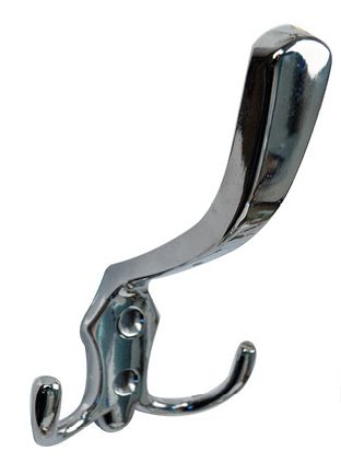 Крючок, 585, трехрожковый, металл, хром
