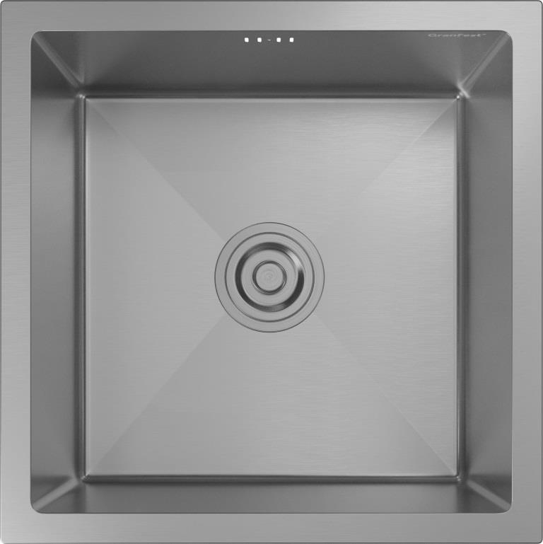 Мойка GranFest METAL 4444, 440х440 мм, нерж. сталь