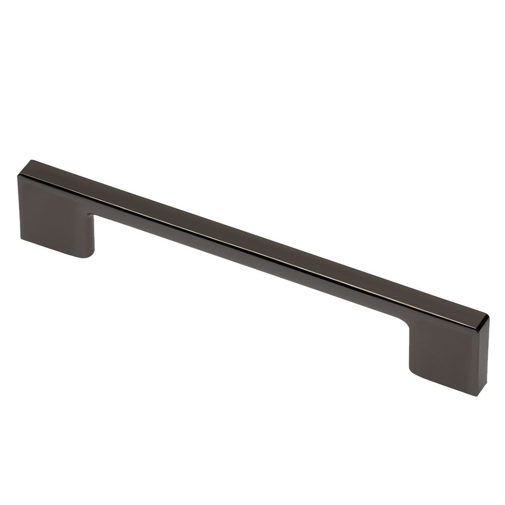 Ручка-скоба, UZ-819, 128мм, металл, черный хром