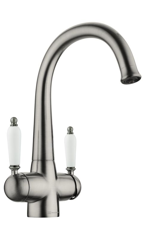 Смеситель Okinawa-2-SI, латунь, античное серебро