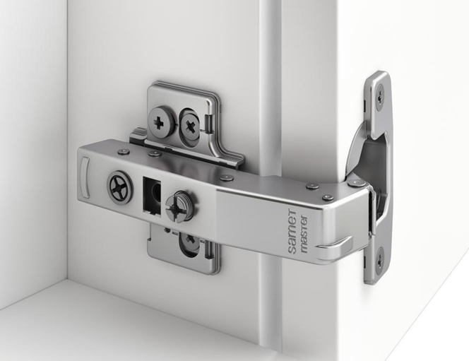 Петля MASTER для фальшпанели, со встроенным доводчиком, 48мм, Samet