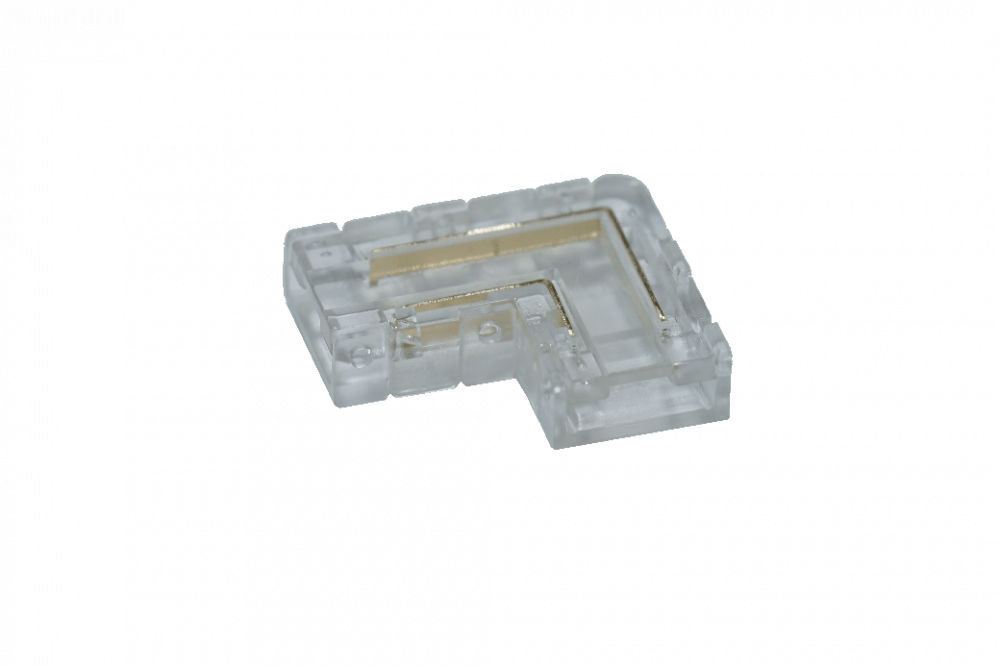 8мм. Коннектор угловой лента-лента для одноцветных лент, ножничный, Jet