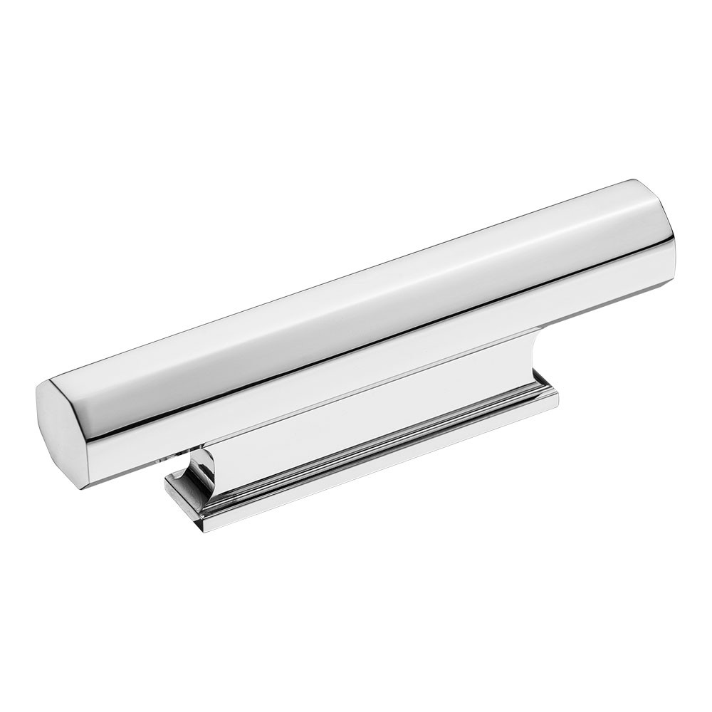 Ручка-кнопка, 9332 0032 CR, 25х15х87мм, металл, глянцевый хром