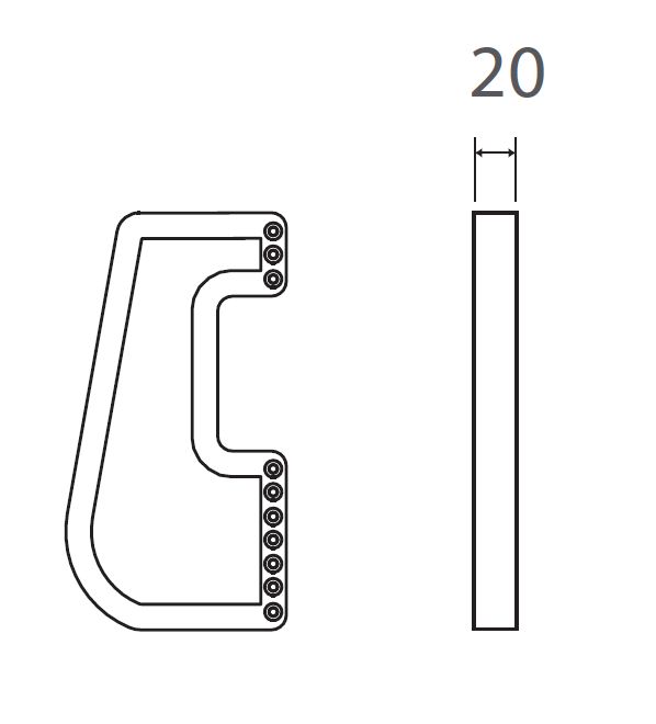 Расширитель 700/А, 2см, для лифта 700/А