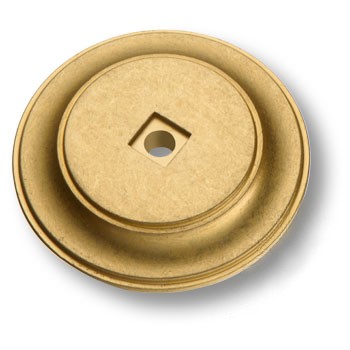 Подложка для мебельных ручек, 3043 0050 BSV, d=50мм, металл, матовое золото